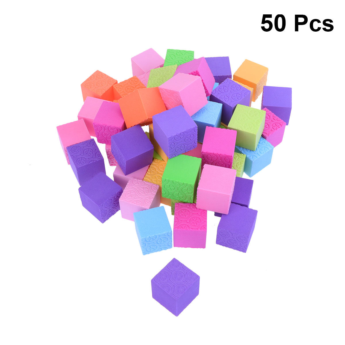 50 шт. разноцветных кубиков из – обзор и цена Kids Education Tools